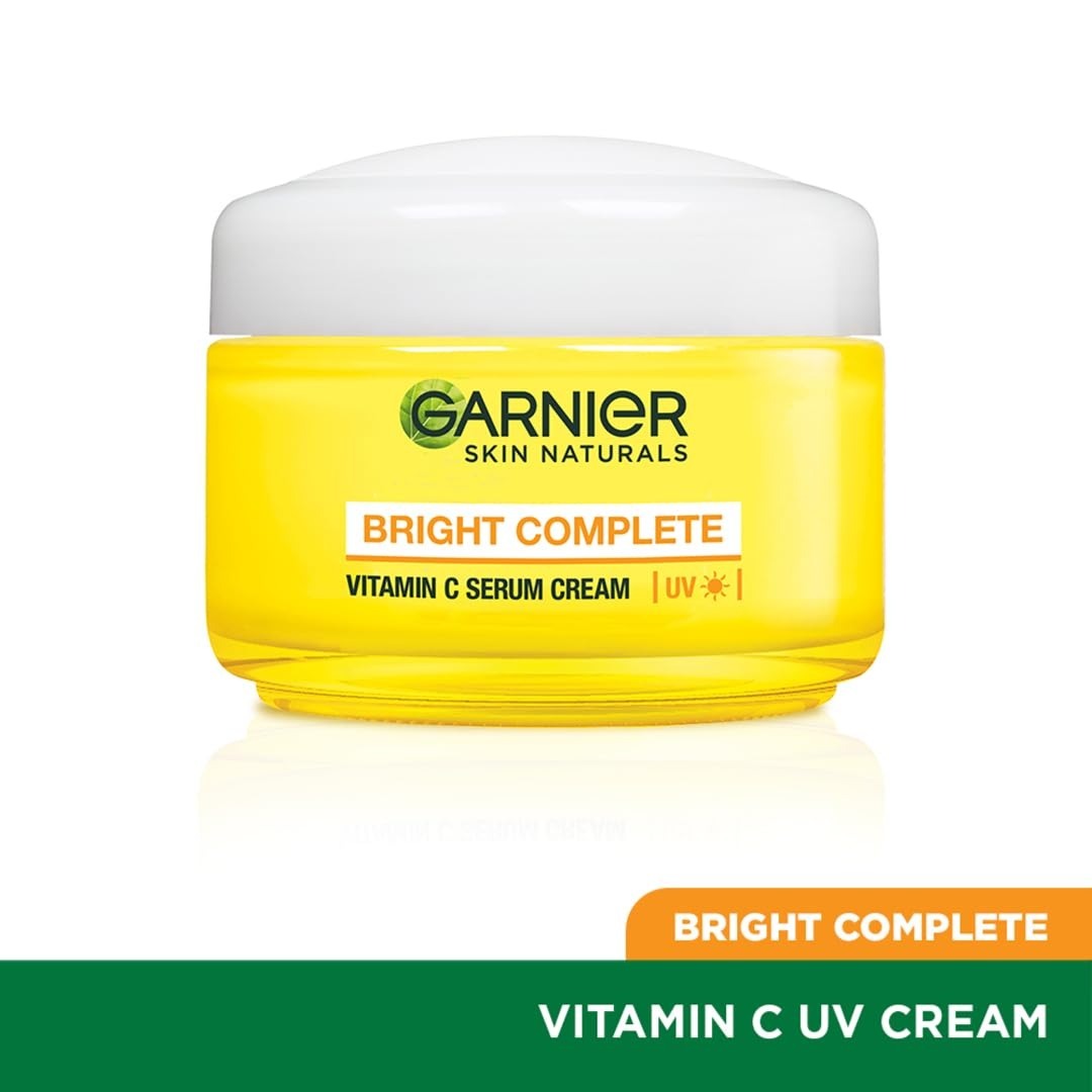 Garnier Skin Naturals, Day Cream, Garnier  Bright Complete Vitamin C Serum Cream, 45 g