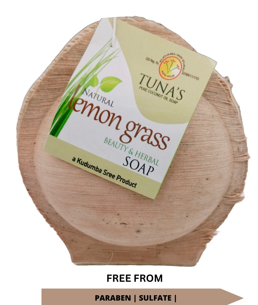 Tuna's® Hand Made Lemongrass Soap 100gm - A GRADE