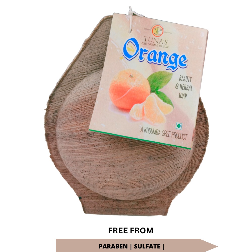 Tuna's® Handmade Orange Soap 100gm - A GRADE