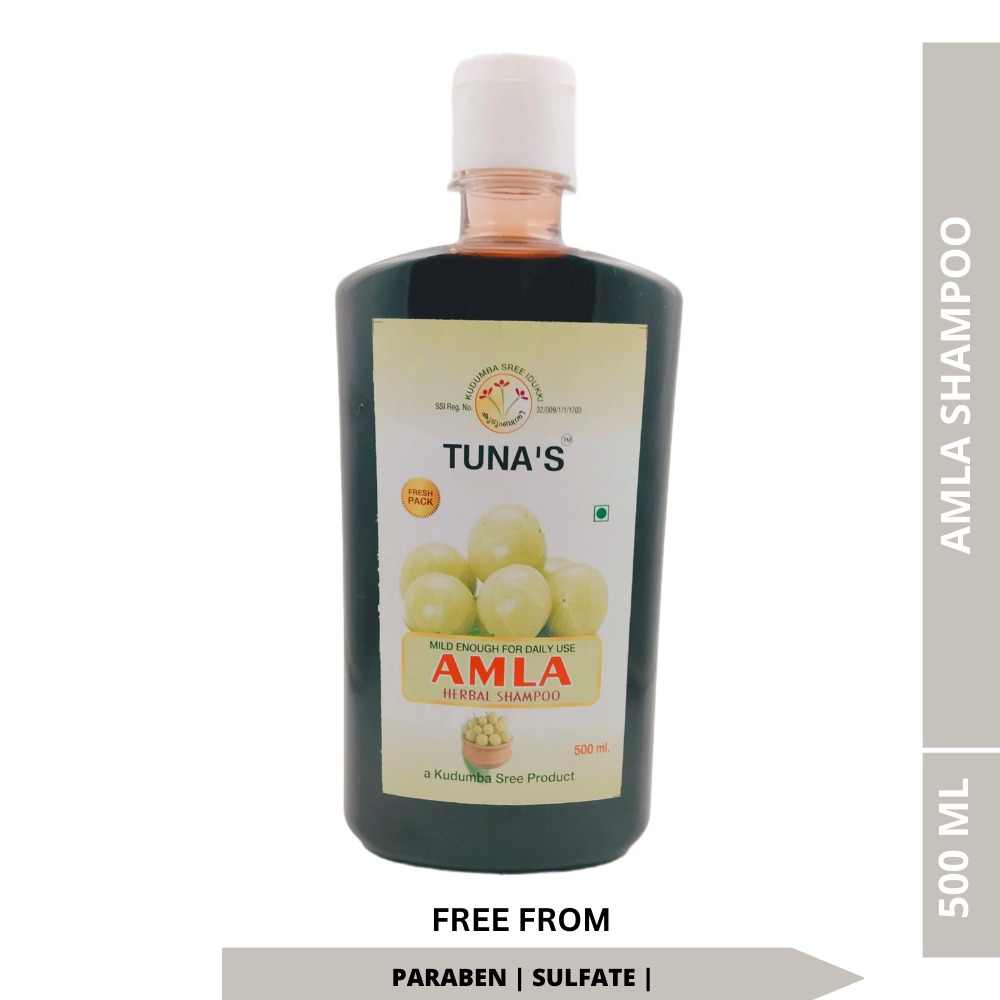 Tuna's® Amla Herbal Shampoo For Hair Strength - Herbal, 500ML