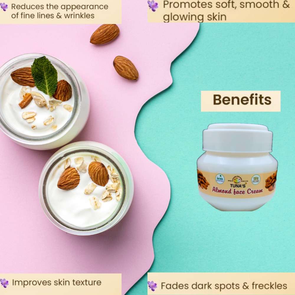 Tuna's® Almond Face Cream - 100gm