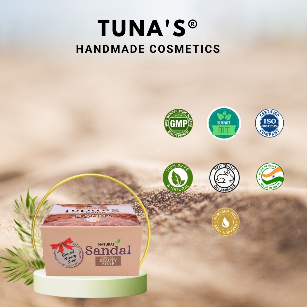 Tuna's® Tuna's Herbal Sandal Soap - 100Gm, Sandal