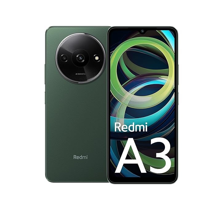 Redmi A3 (green, 3 GB RAM, 64GB Storage) - green, 3GB-64GB