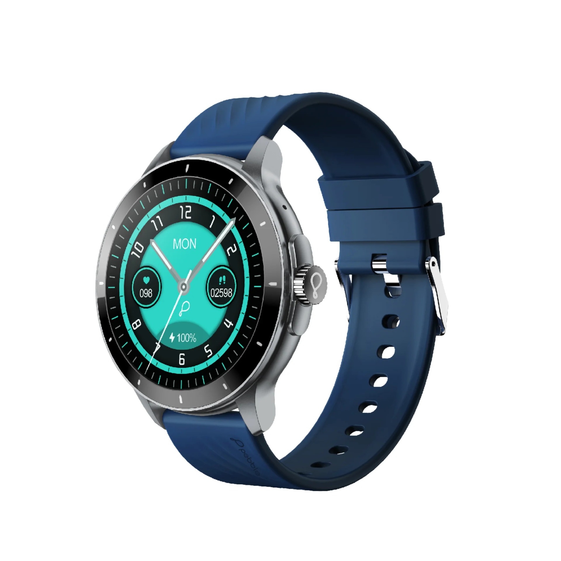 Pebble Polar Smartwatch - winter blue