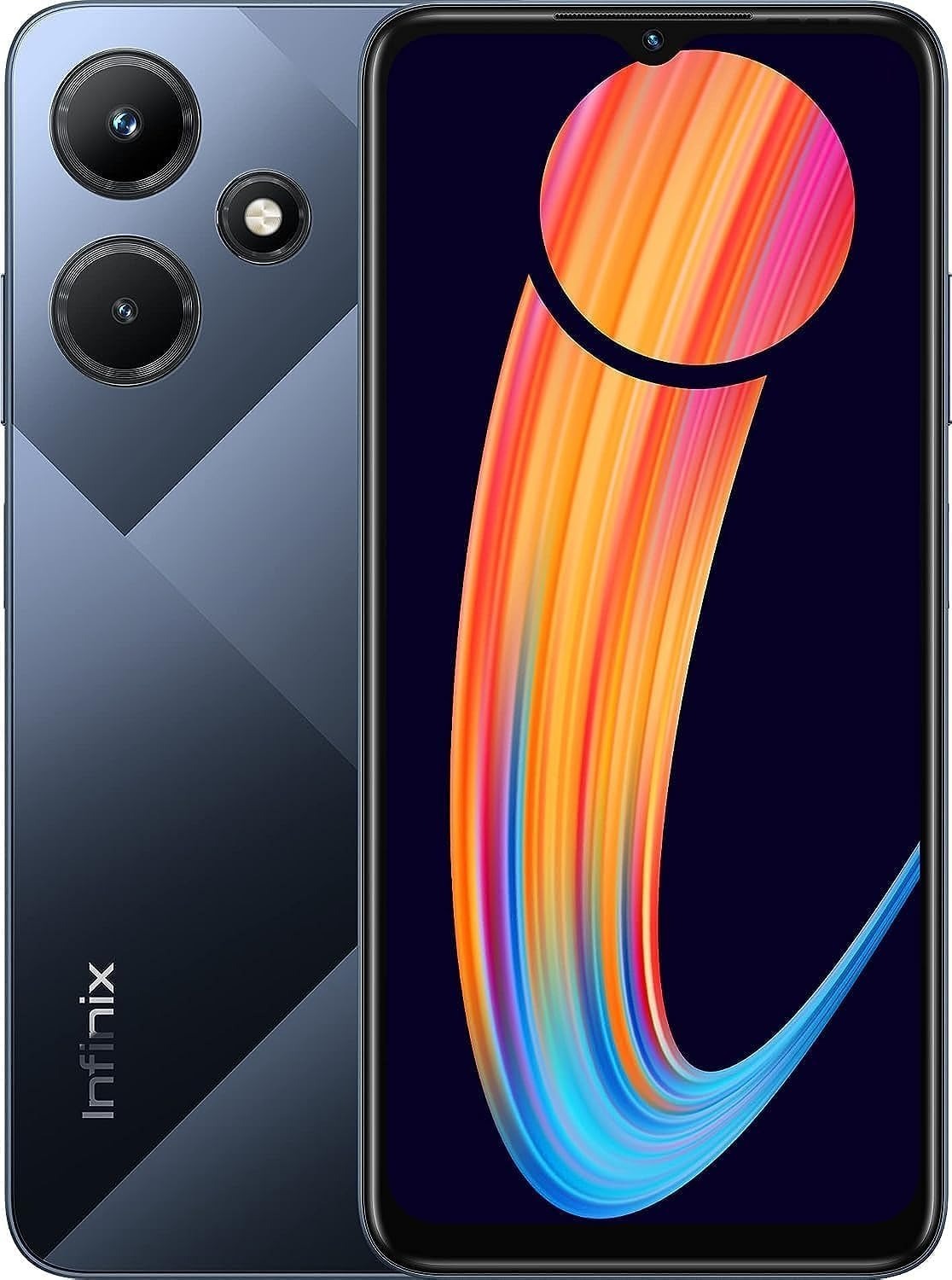 Infinix HOT 30i (black, 64 GB)  (4 GB RAM) - Black, 8GB-128GB