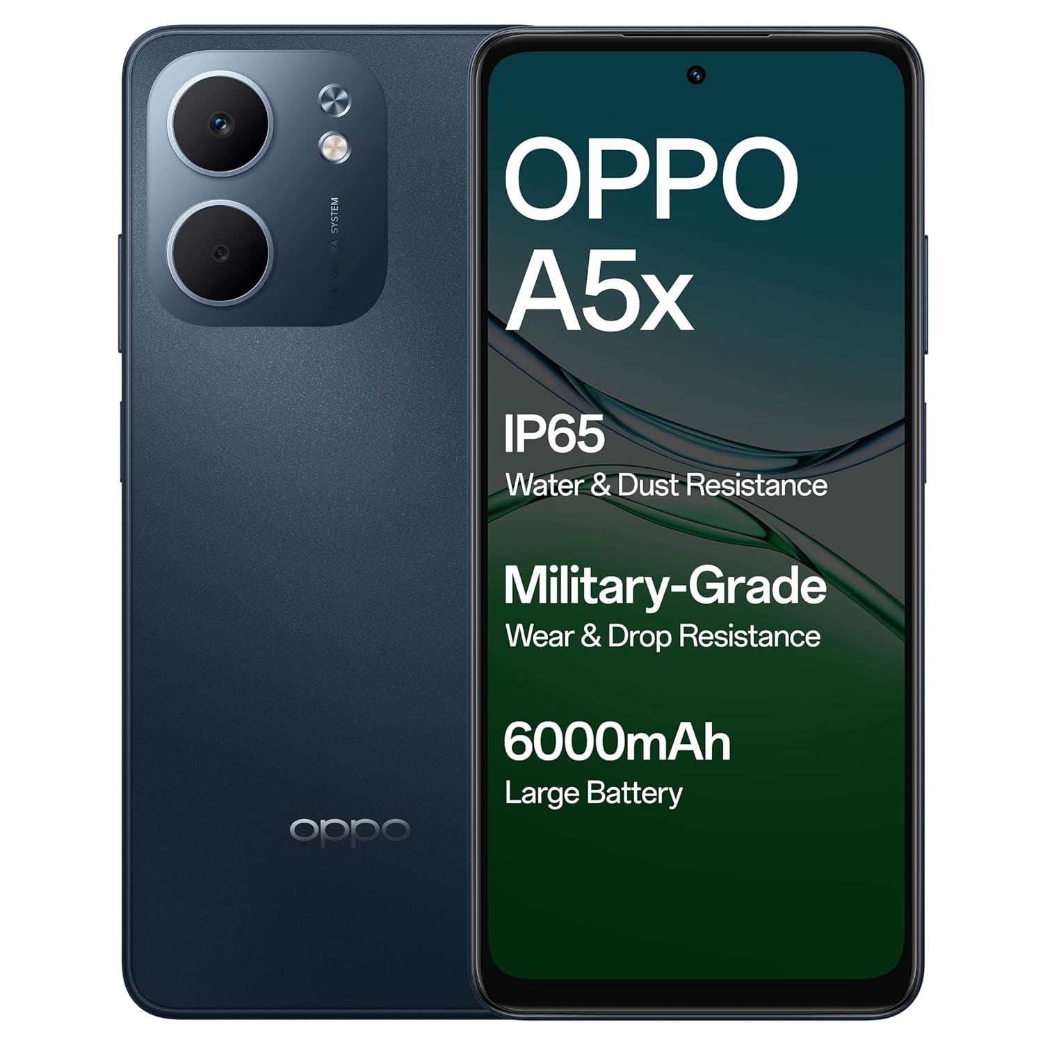 OPPO A5X 4G (Midnight Blue, 4GB RAM, 64GB Storage)