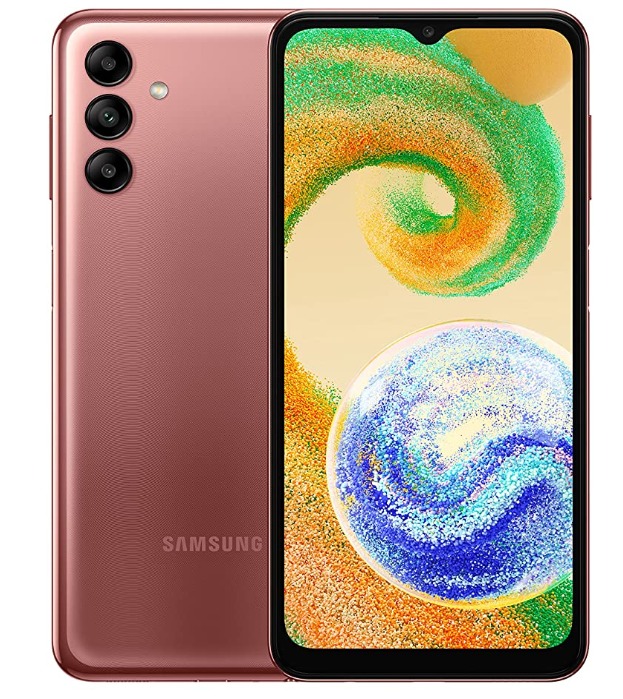 SAMSUNG Galaxy A04s (Copper, 128 GB)  (4 GB RAM) - copper, 4GB-128GB