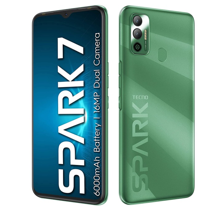 Tecno Spark 7 (Spruce Green, 32 GB)  (2 GB RAM) - spruce green, 2GB-32GB