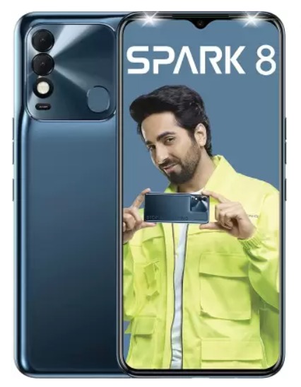 Tecno Spark 8 (Atlantic Blue, 64 GB)  (2 GB RAM) - atlantic blue, 2GB-64GB