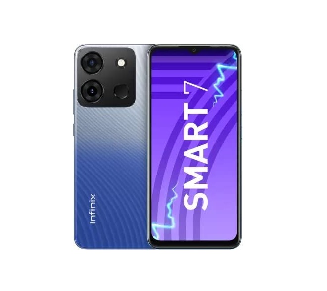 Infinix SMART 7 (Azure Blue, 64 GB)  (4 GB RAM) - azure blue, 4GB-64GB