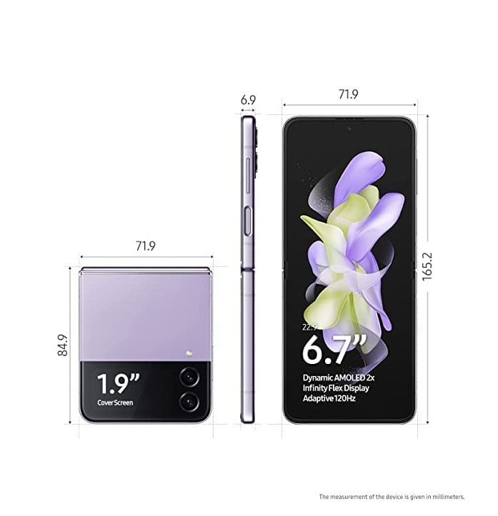 SAMSUNG Galaxy Z Flip4 5G (Bora Purple, 256 GB)  (8 GB RAM) - bora purple, 8GB-256GB