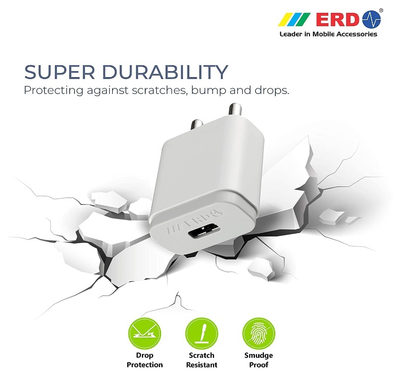 ERD Mobile Charger 2.4 Amp Micro USB