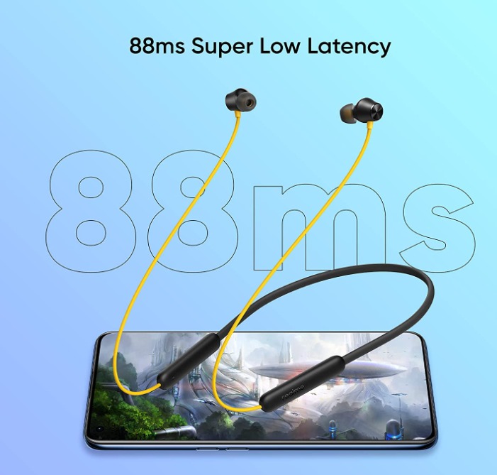 realme Buds Wireless 2 Neo with Type-C Fast Charge & Bass Boost+ Bluetooth Headset  (Black, In the Ear)