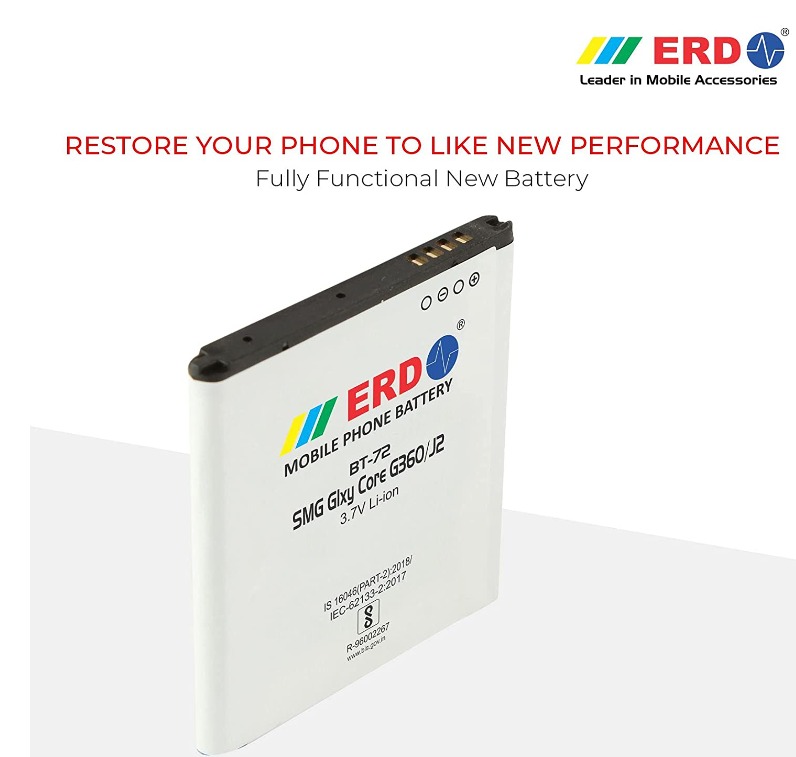 ERD BT-72 LI-ION Mobile Battery Compatible for Samsung G360