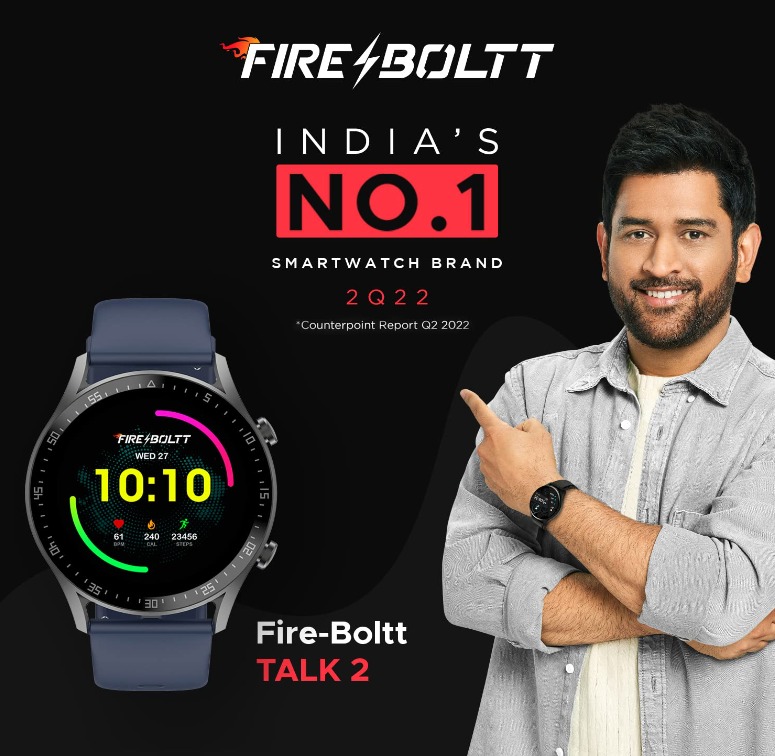 Fire-Boltt India's No 1 Smartwatch Brand Talk 2 Bluetooth Calling Smartwatch with Dual Button, Hands On Voice Assistance, 120 Sports Modes, in Built Mic...