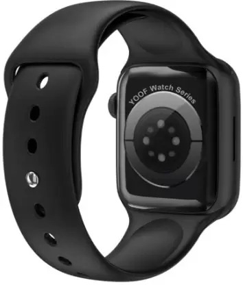 yoof GLOW Smartwatch  (Black Strap, FREE SIZE)