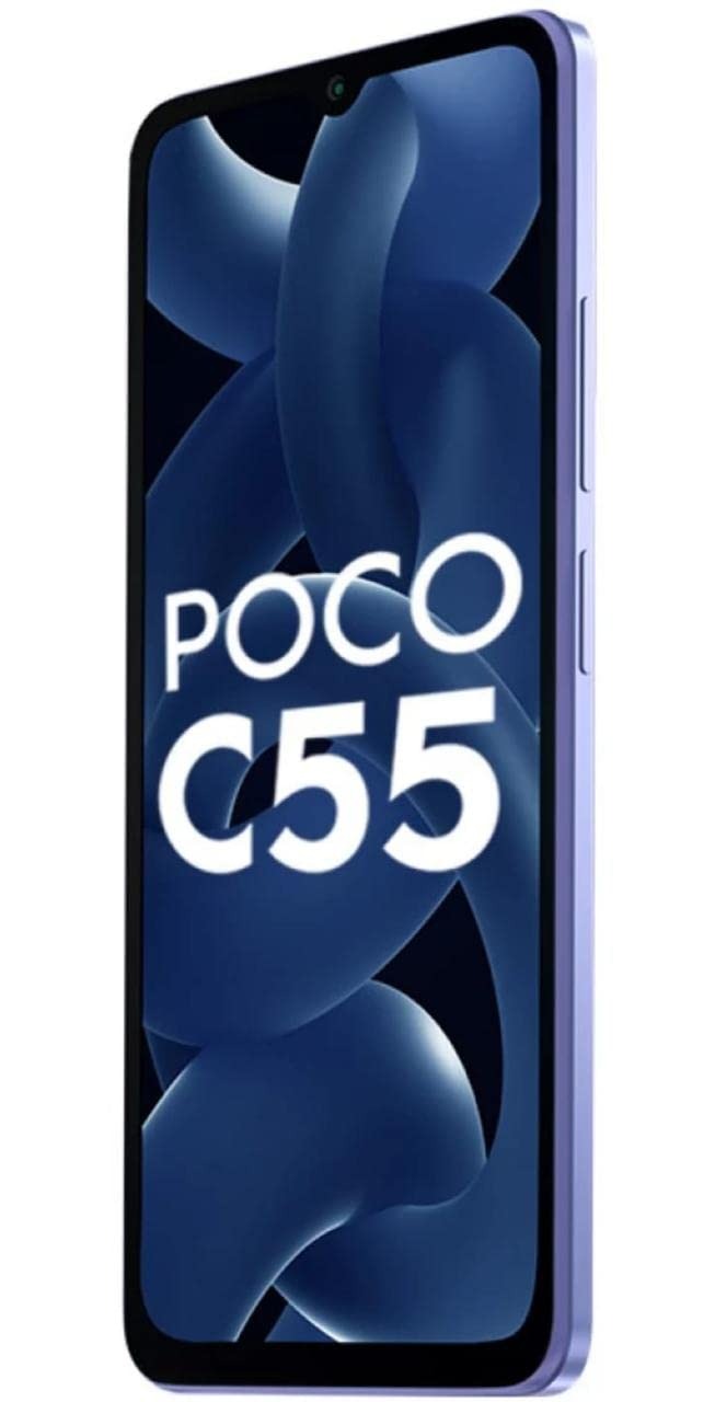 POCO C55 (Cool Blue, 64 GB)  (4 GB RAM) - cool blue, 4GB-64GB