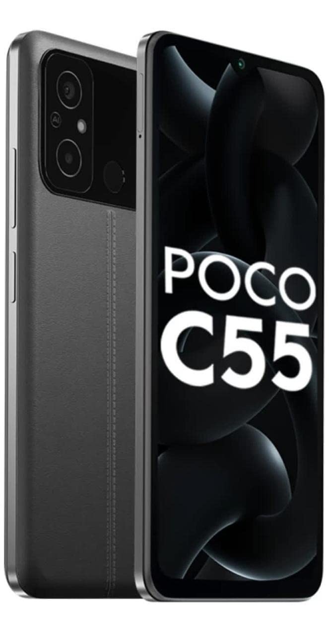 POCO C55 (Cool Blue, 64 GB)  (4 GB RAM) - 4GB-64GB