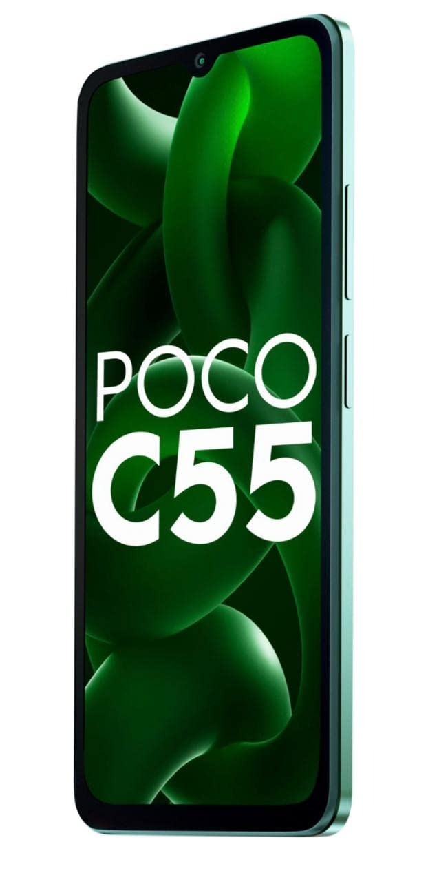 POCO C55 (Cool Blue, 64 GB)  (4 GB RAM) - forest green, 4GB-64GB