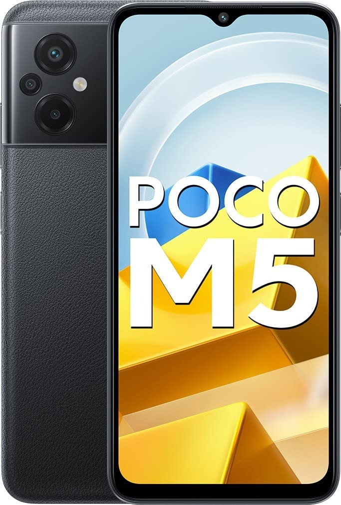 POCO M5 (Power Black, 64 GB)  (4 GB RAM) - Black, 4GB-64GB