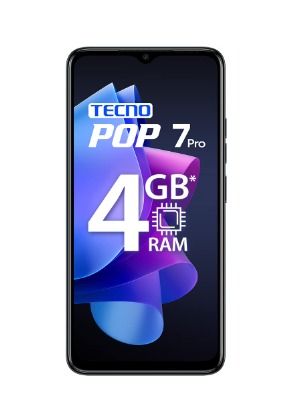 Tecno Pop 7 pro (?Endless Black, 64 GB)  (2 GB RAM) - endless black, 2GB-64GB