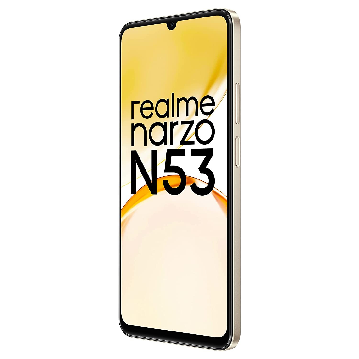 realme Narzo N53 (Feather Gold, 64 GB)  (4 GB RAM) - feather gold, 4GB-64GB