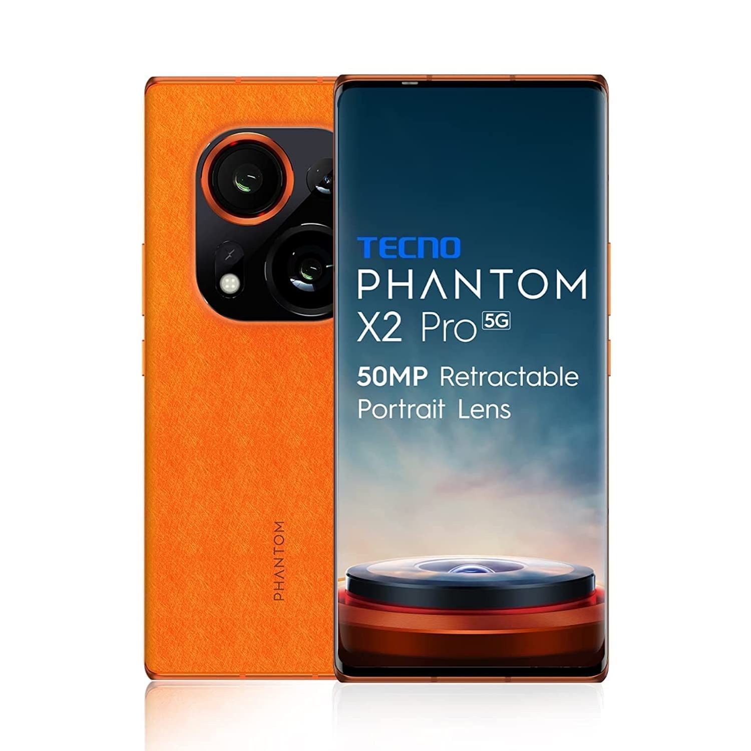 Tecno Phantom X2 Pro 5G Mars Orange (12GB RAM,256GB Storage)  - mars orange, 12GB-256GB