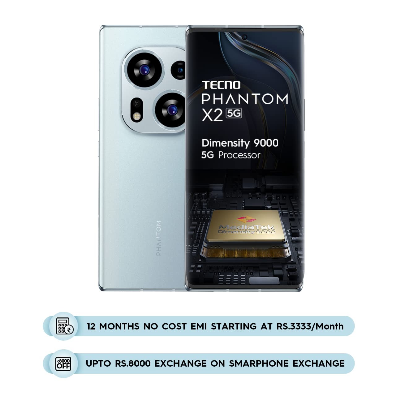 Tecno Phantom X2 5G (Stardust Grey, 256 GB)  (8 GB RAM) - moonlight silver, 8GB-256GB