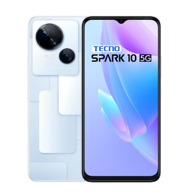 Tecno Spark 10 5G (Meta White, 128 GB)  (8 GB RAM) - 8GB-128GB