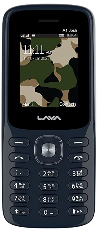 LAVA A1 Super 2021  (Blue, Silver) - BLUE SILVER