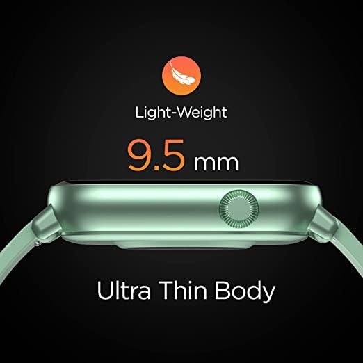 Fire-Boltt Ninja Fit Smartwatch Full Touch 1.69 & 120+ Sport - GREEN, 1.68