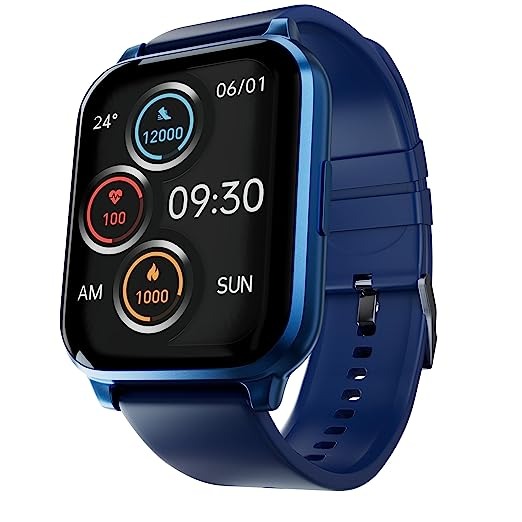 Fire-Boltt Ninja 3 Smartwatch Full Touch 1.69 & 60 Sports Mode - BLUE, 1.69