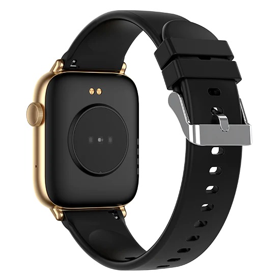 Fire-Boltt Hercules 1.83" Large IPS Display Bluetooth Calling Smartwatch Smartwatch  (Gold, Black Strap, Free Size) - GOLD BLACK, 1.83