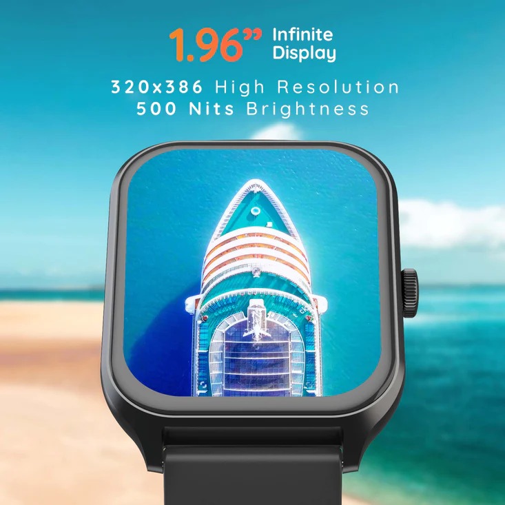 Pebble Cruise smart watch (Jet black) - jet blue