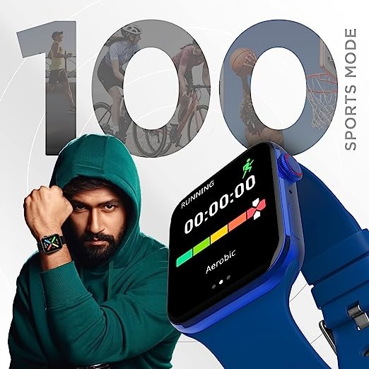 Fire-Boltt Visionary 1.78" AMOLED Bluetooth Calling Smartwatch - BLUE, 1.78