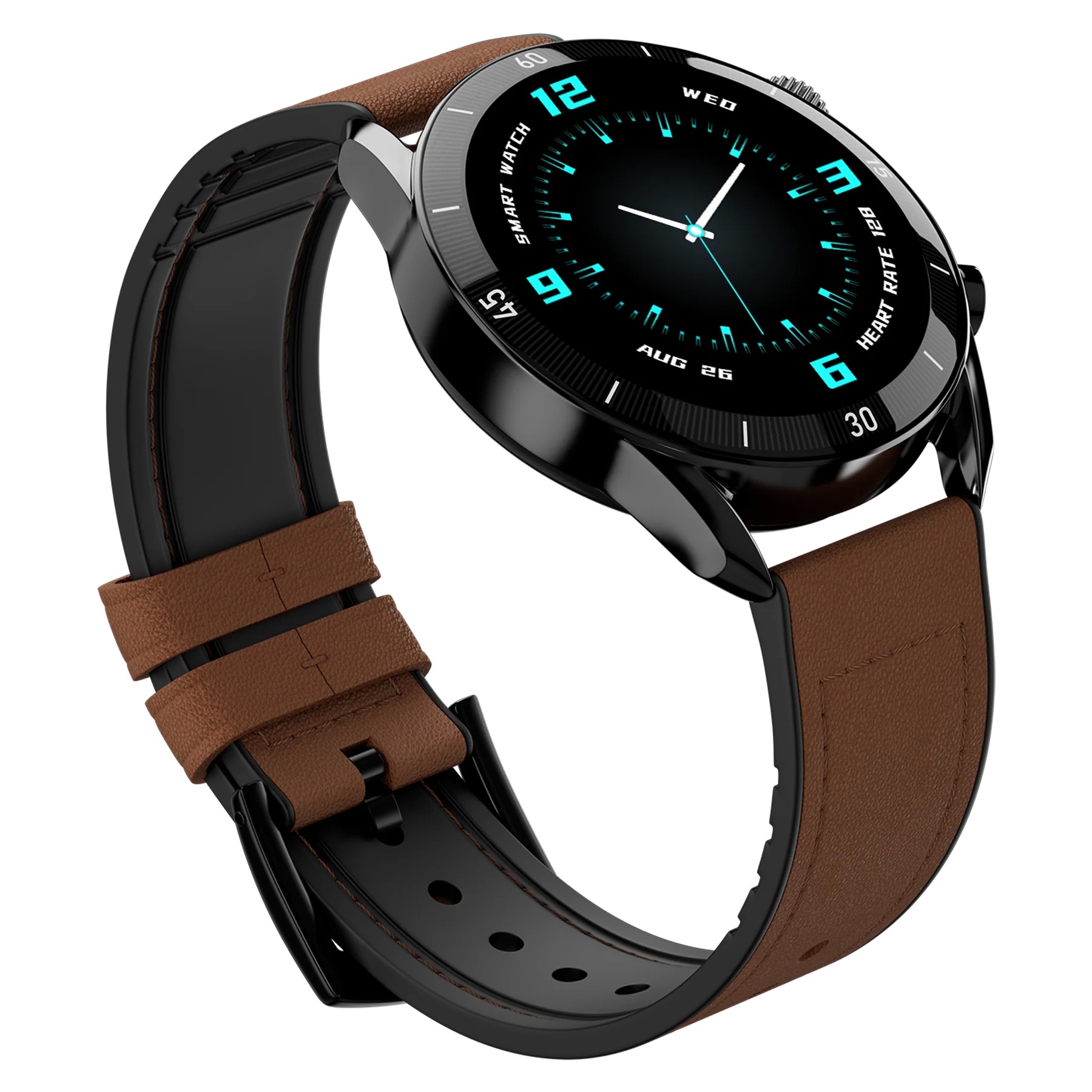 Fire-Boltt Legacy 1.43 AMOLED Bluetooth Calling with First Ever Wireless Charging Smartwatch  (Brown Strap, 1.43) - Brown, 1.43