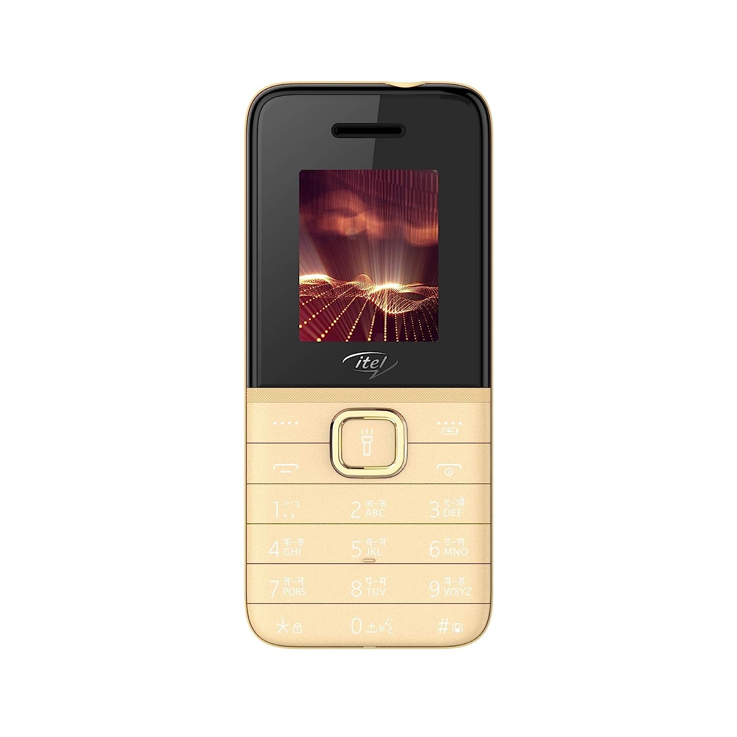 Itel Power 110 Keypad mobile (Champagne Gold)