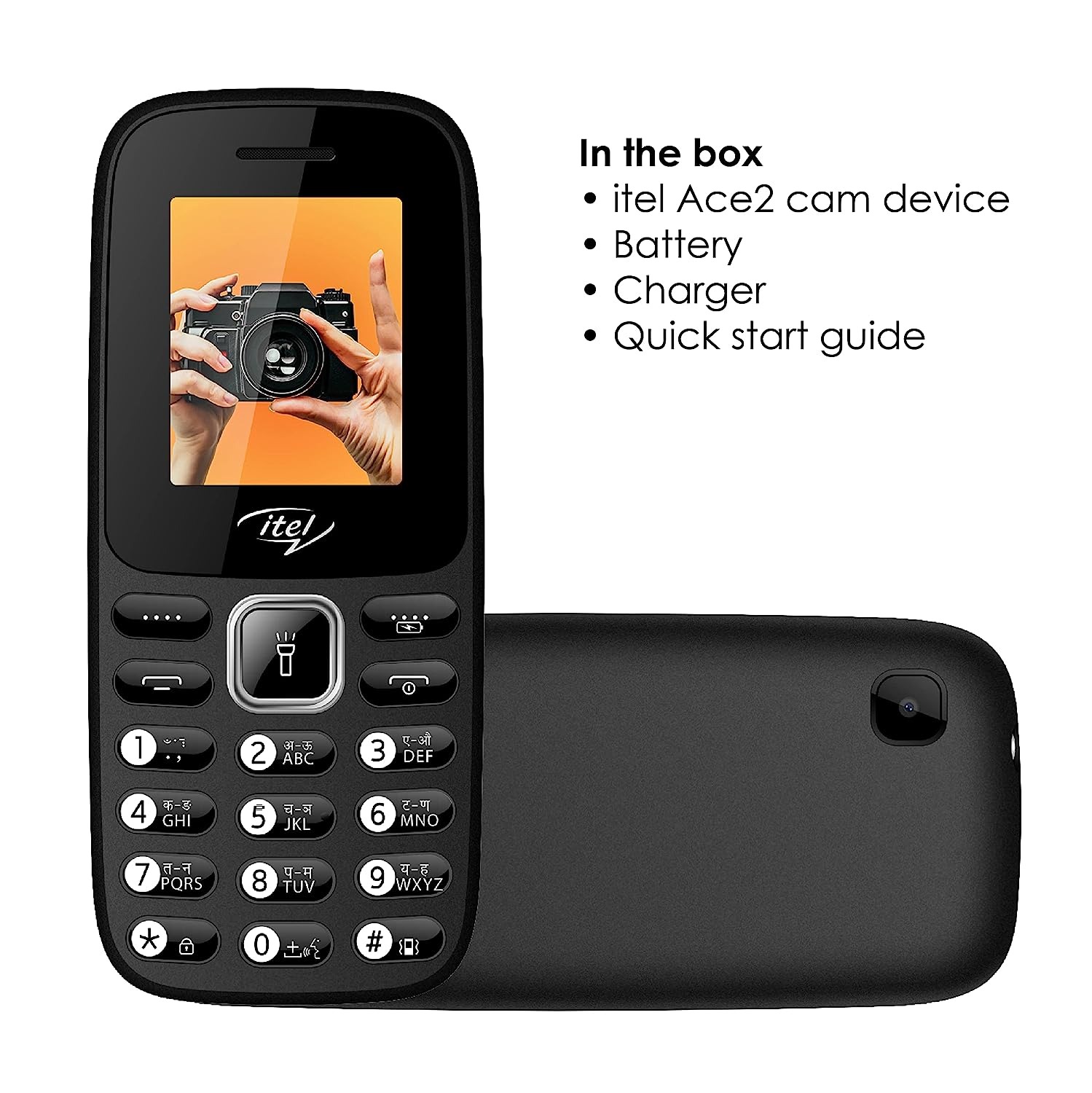 itel It2171 Keypad Mobile - black