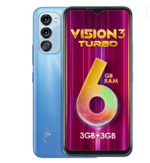 itel Vision3 Turbo (Jewel Blue, 64 GB)  (3 GB RAM) - Jewel Blue, 3GB-64GB