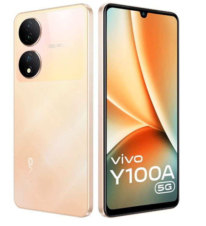 vivo Y100A 5G (Twilight Gold, 128 GB)  (8 GB RAM) - Twilight Gold, 8GB-128GB