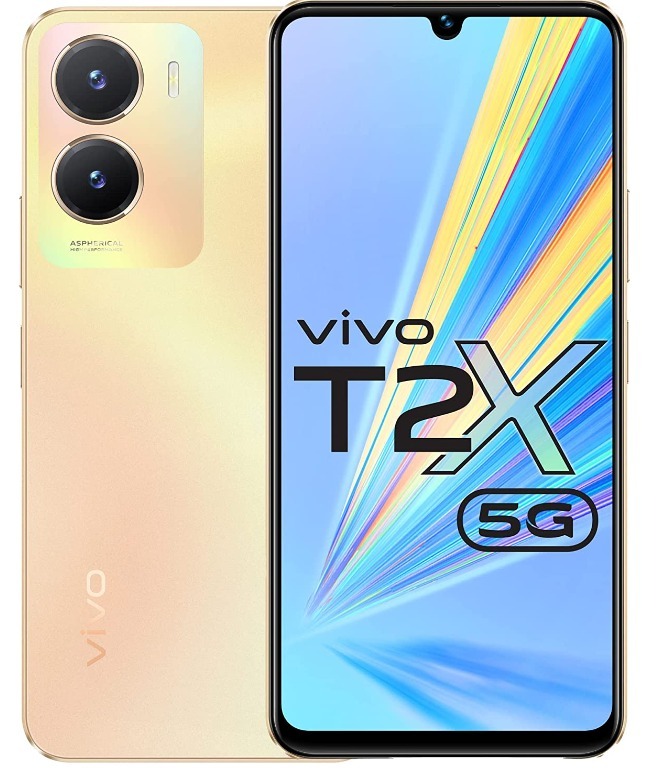 vivo T2x 5G (Marine Blue, 128 GB)  (6 GB RAM) - aurora gold, 6GB-128GB