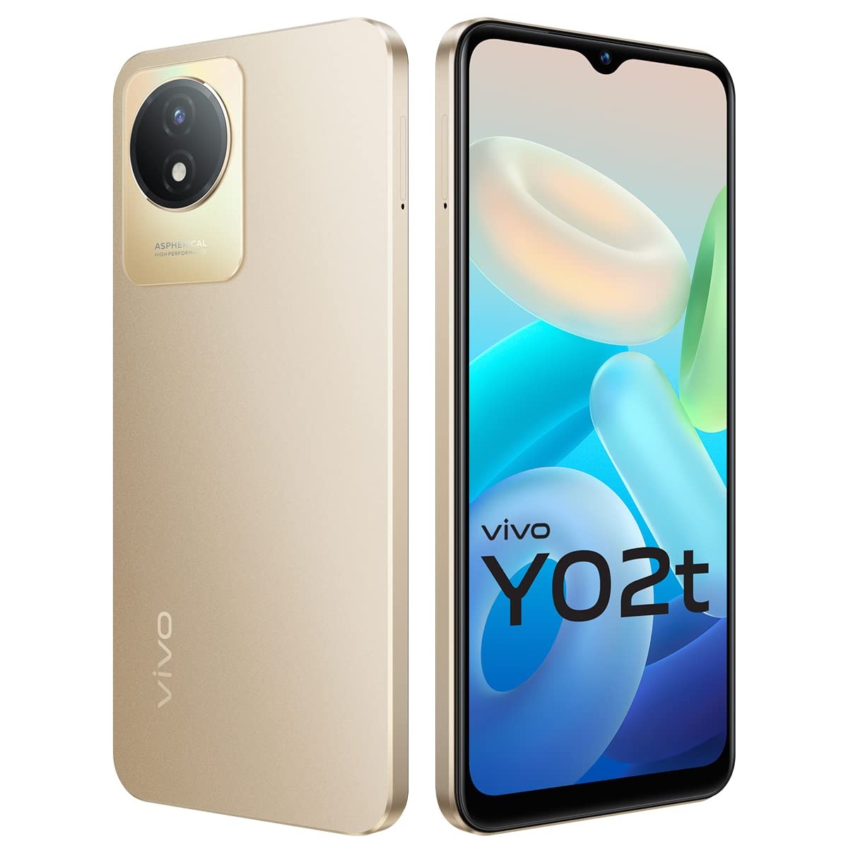 vivo Y02t (Sunset Gold, 64 GB)  (4 GB RAM) - 4GB-64GB