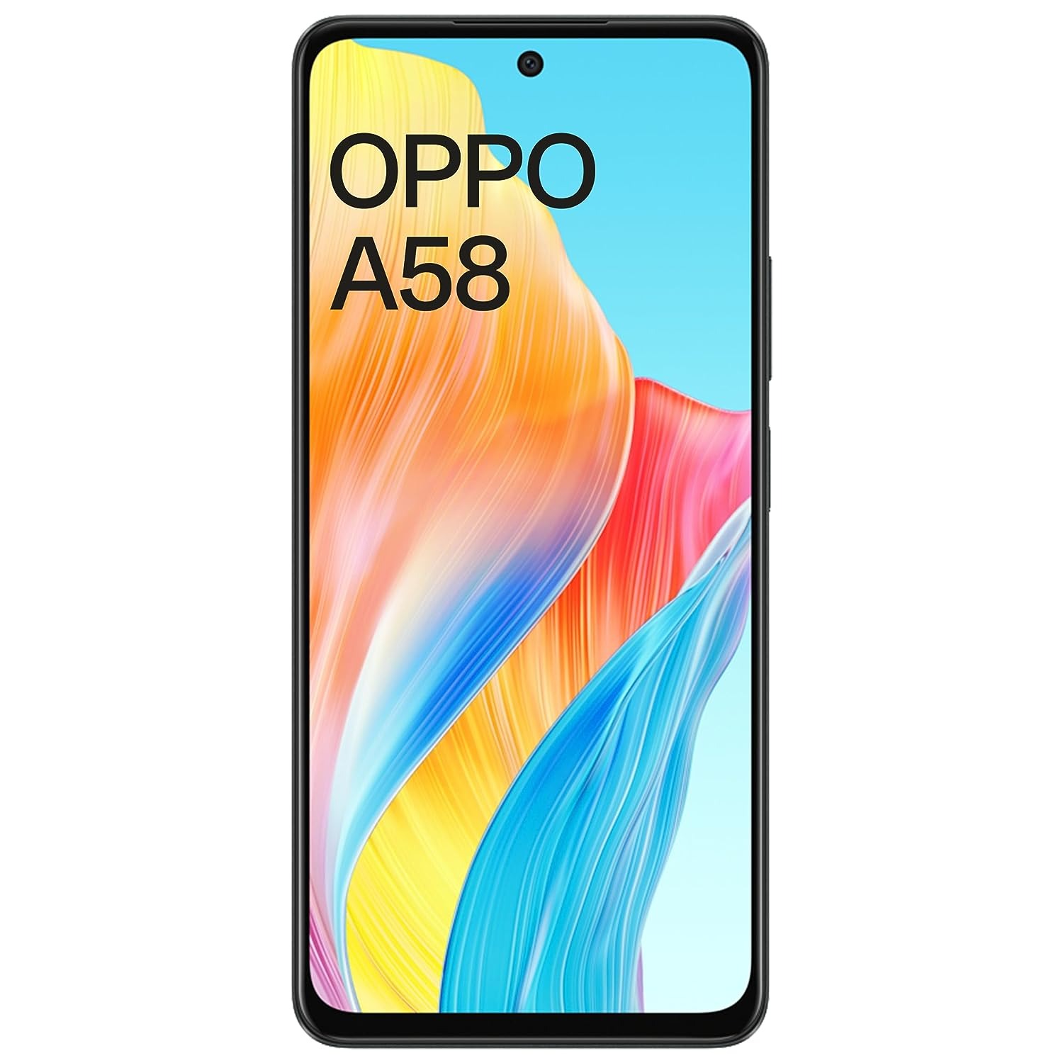 OPPO A58 (Glowing Black, 6GB RAM, 128GB Storage) - glowing black, 6GB-128GB