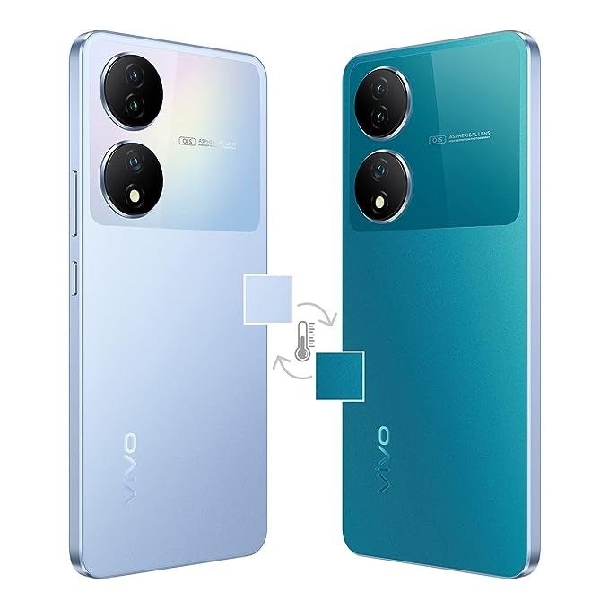 vivo Y100A 5G (Pacific Blue, 128 GB)  (8 GB RAM) - pacific blue, 8GB-128GB