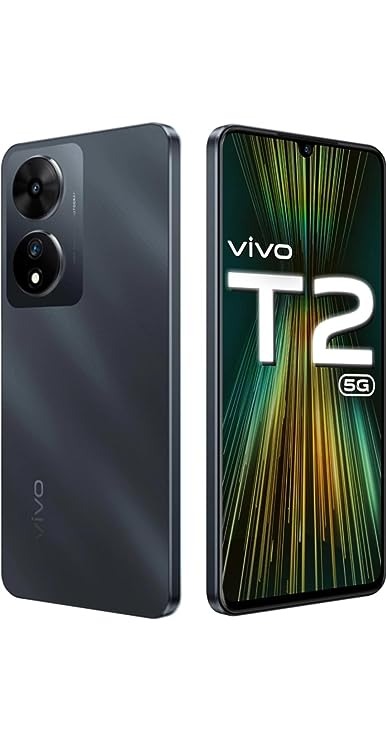 vivo T2 5G (Velocity Wave, 128 GB)  (6 GB RAM) - Black, 6GB-128GB