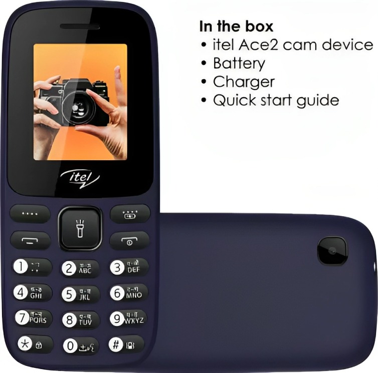 itel It2171 Keypad Mobile - Blue