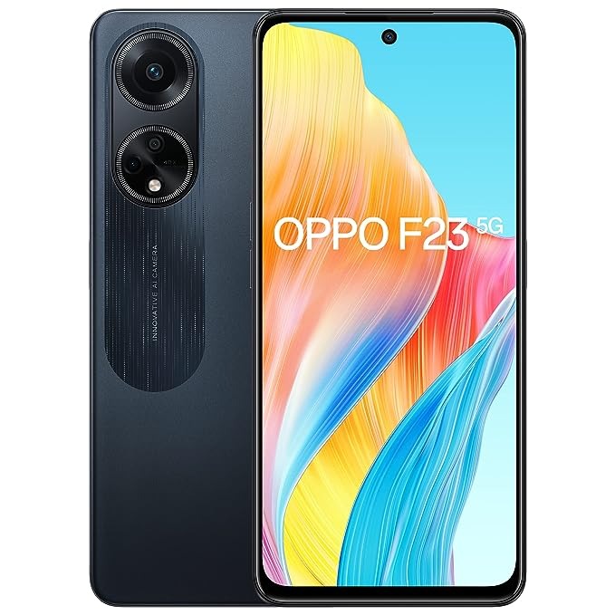 OPPO F23 5G (Cool Black, 256 GB)  (8 GB RAM) - Black, 8GB-256GB