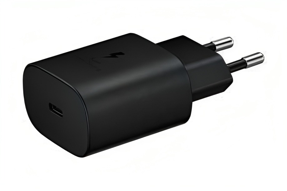 SAMSUNG Original 25W, Type C Power Adaptor compatible for all Samsung Devices (Super Fast Charge 3.0)  (Black) - Black