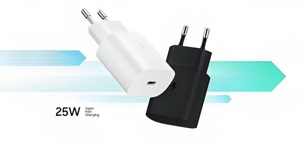 SAMSUNG Original 25W, Type C Power Adaptor compatible for all Samsung Devices (Super Fast Charge 3.0)  (Black) - Black