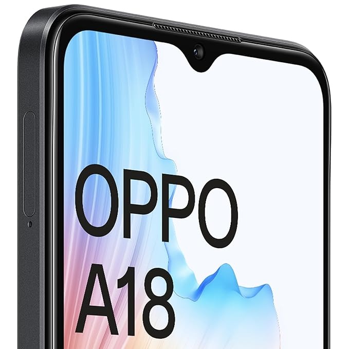 OPPO A18 (Glowing Black, 128 GB)  (4 GB RAM) - 4GB-128GB